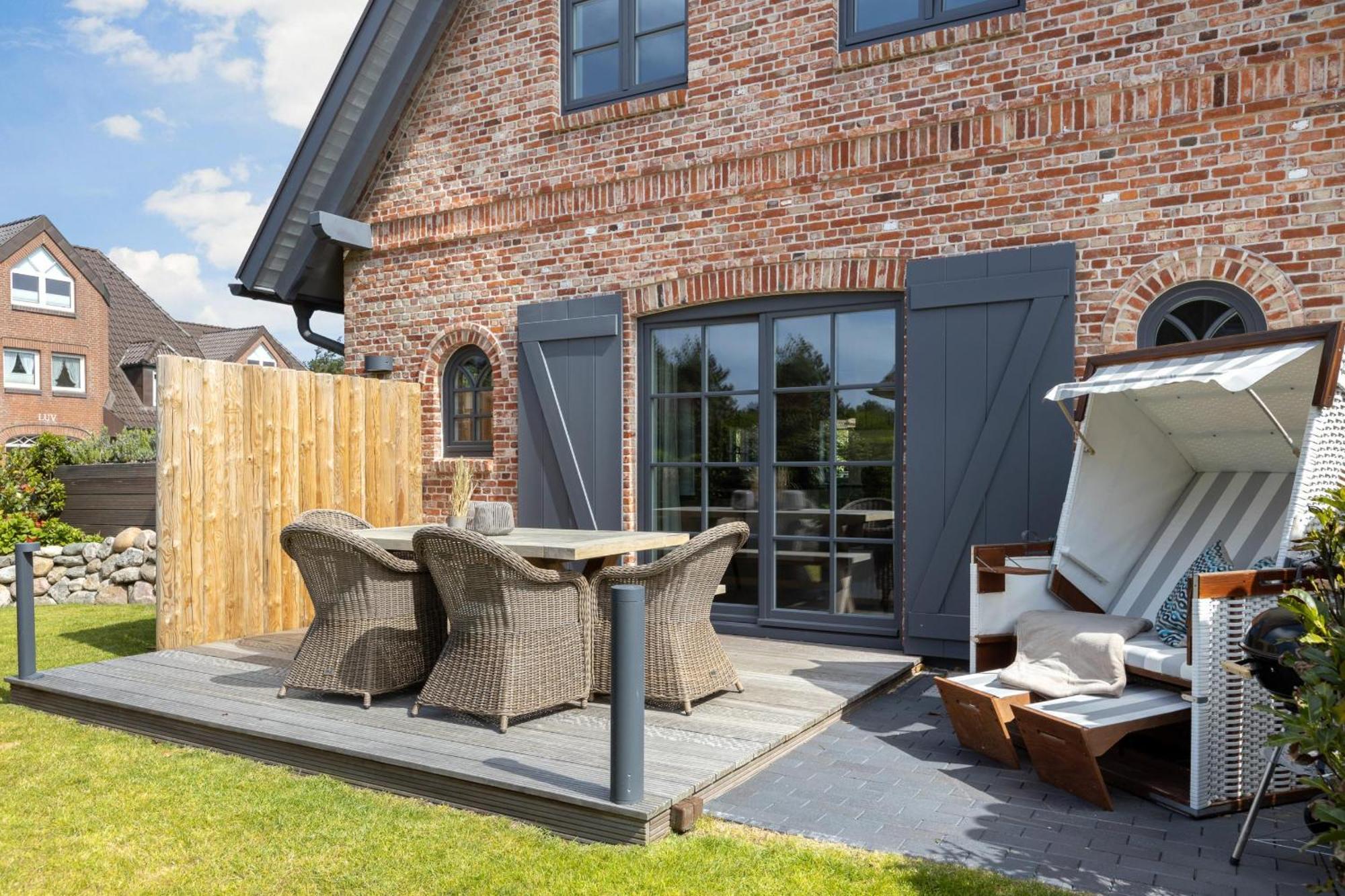 Ferienhaus Finoah - Leben, Luxus, Leichtigkeit Hinter Der Duene In Westerland Sylt Exteriör bild